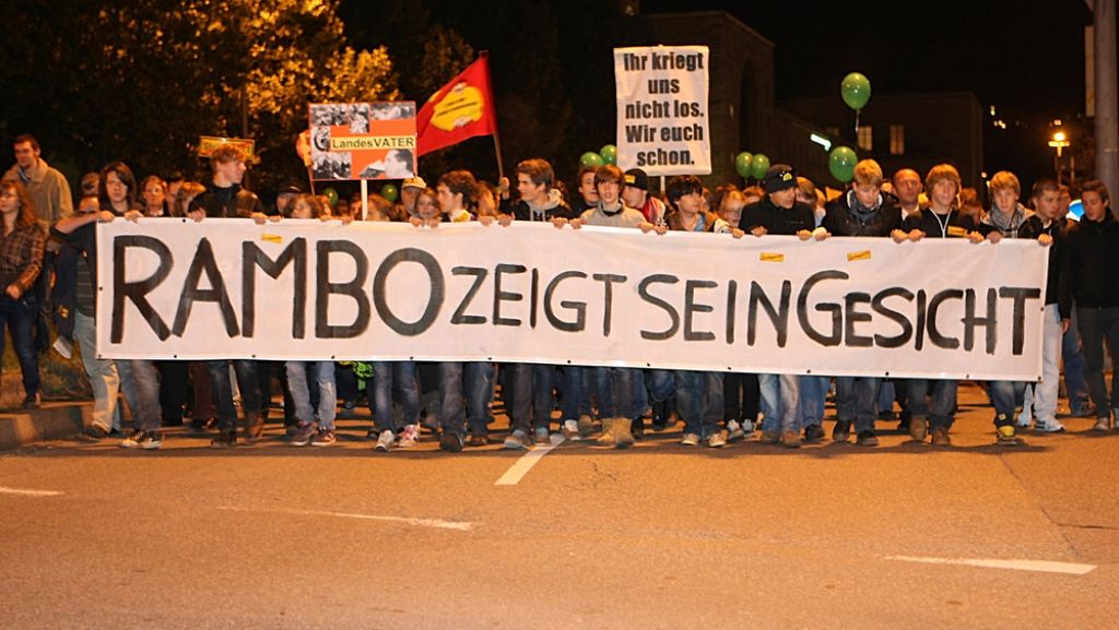 Demo gegen Stuttgart 21: Wut und Entsetzen im Schlossgarten