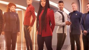 Star Trek: Discovery: Captain Burnham (Sonequa Martin-Green) und ihre Crew. Foto: PARAMOUNT+