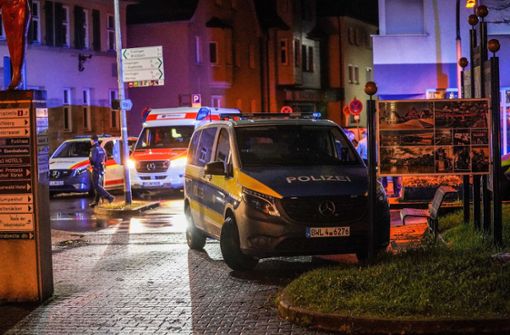 In Plochingen wurde am frühen Sonntag der Wirt einer Shisha-Bar in der Nähe des Bahnhofs von einem Projektil getroffen und leicht verletzt. Foto: SDMG/SDMG / Kohls