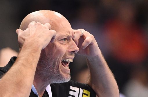 Trainer Magnus Andersson kann mit der Leistung von Frisch Auf Göppingen nicht zufrieden sein. Foto: dpa