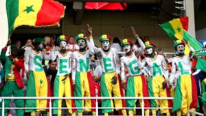Die Fans des Senegal beim Auftaktspiel in Gruppe H gegen die Polen. Foto: Getty Images Europe