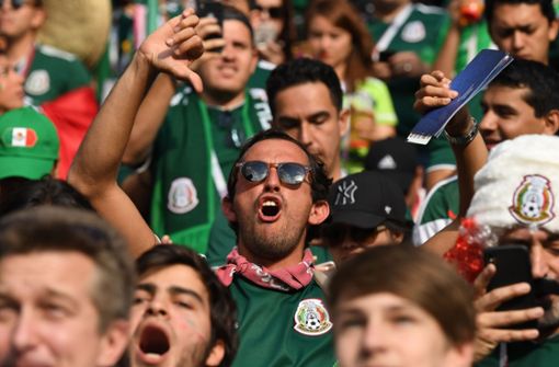 Der mexikanische Verband muss nach homophoben Rufen seiner Fans eine Geldstrafe zahlen. Foto: AFP