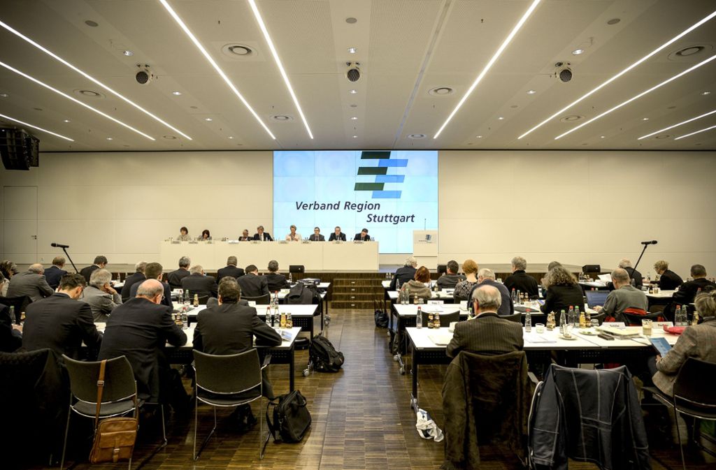 Die Regionalversammlung hier bei einer Sitzung in Stuttgart. Foto: Lichtgut/Leif Piechowski