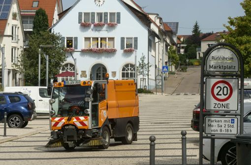 Kehrmaschine in Rutesheim: Dort sind die Menschen mit der Sauberkeit besonders zufrieden. Foto: Simon Granville