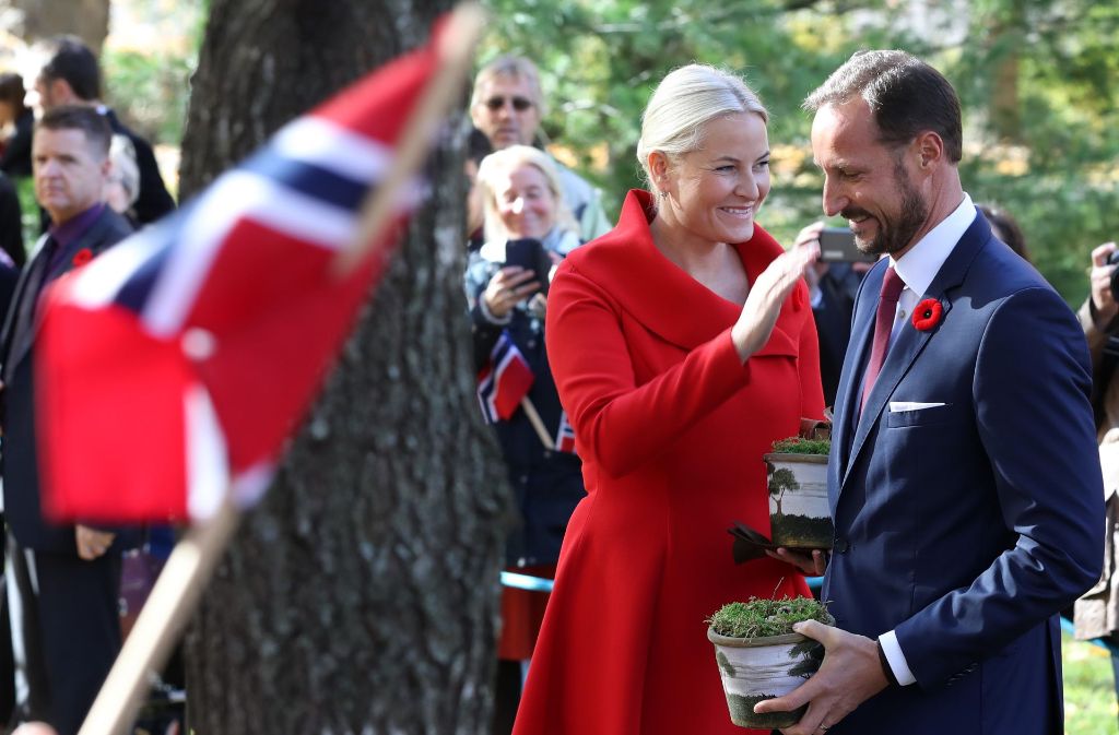 Kronprinzessin Mette-Marit und Kronprinz Haakon von Norwegen bereisen Kanada.