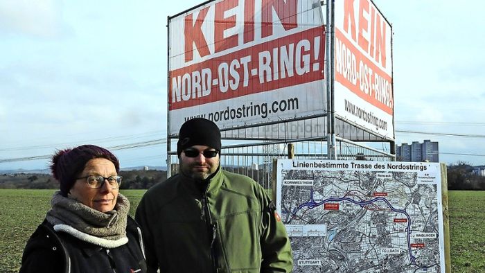 Protest gegen den Nord-Ost-Ring