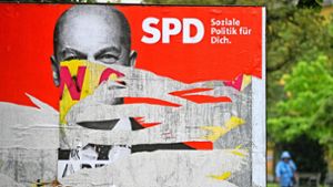 Vandalismus an Wahlplakaten sorgt für Frust. Foto: picture alliance/dpa/dpa-Zentralbild/Hendrik Schmidt