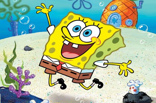 „Spongebob“ hüpft schon seit 20 Jahren durch das TV. Foto: Viacom International Inc/Nickelo