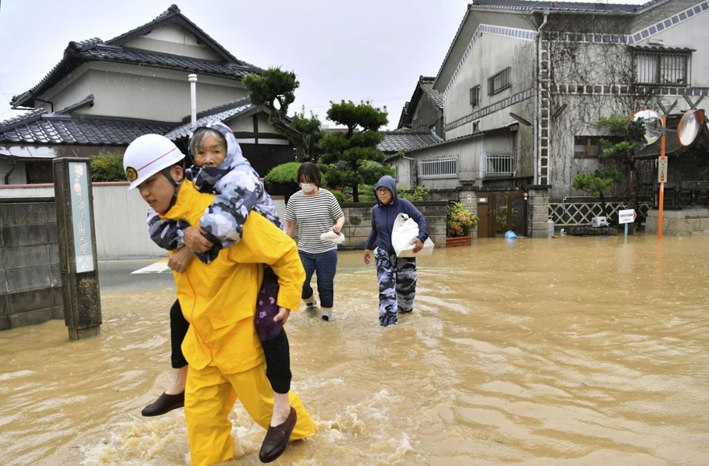 Weitere Eindrücke von den schweren Unwettern in Japan