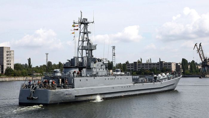 Angeblich letztes großes Kriegsschiff der Ukraine zerstört