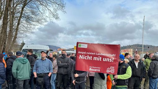 In Thüringen ist es am Donnerstag zu Bauernprotesten gekommen. Foto: dpa/Andreas Hoenig