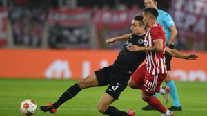 Eintracht Frankfurt gewinnt mit 2:1 in Piräus
