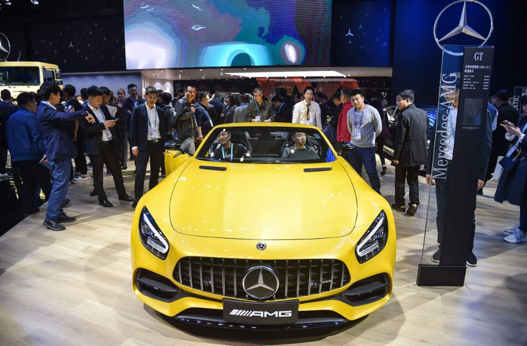 Auch Mercedes-Benz war auf der Ausstellung vertreten.