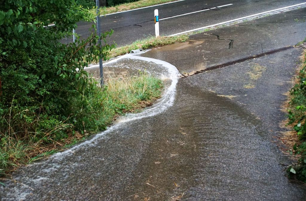 Stärkere Regenfälle hat es am Freitag in Nürtingen und der Region gegeben.