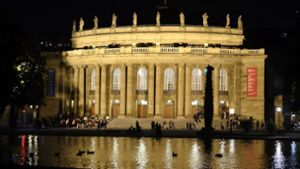 Prunktück im Staatstheater-Areal in Stuttgart: Das Opernhaus, Bühne für Oper und Ballett Foto: dpa