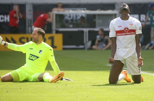 Der VfB Stuttgart mit Stürmer Serhou Guirassy muss in die Relegation. Foto: Pressefoto Baumann/Hansjürgen Britsch