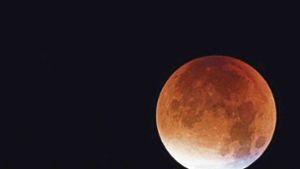 Der Mond wird während der Finsternis im Juli rot erscheinen. Foto:  