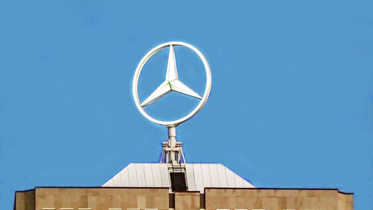 Gebäude des Autobauers in  Stuttgart: Dieser Mercedes-Stern verschwindet für immer