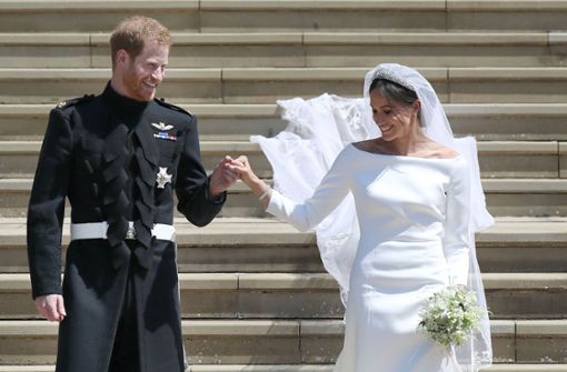 Herzogin Meghans Hochzeitskleid bestach durch zurückhaltende Eleganz. Foto: dpa