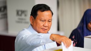 Ex-General Prabowo bei Wahl in Indonesien wohl klarer Sieger