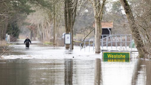 Niedersachsen ist vom Hochwasser betroffen. Foto: dpa/Michael Matthey