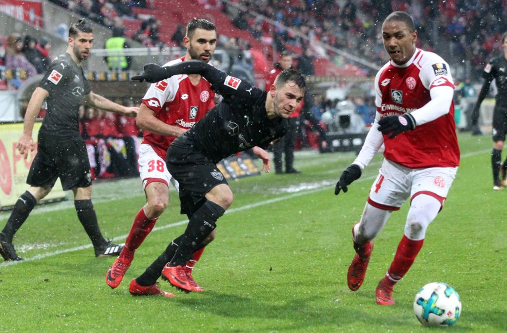 Der VfB Stuttgart konnte sich im Kampf um den Ball nicht oft genug durchsetzen.