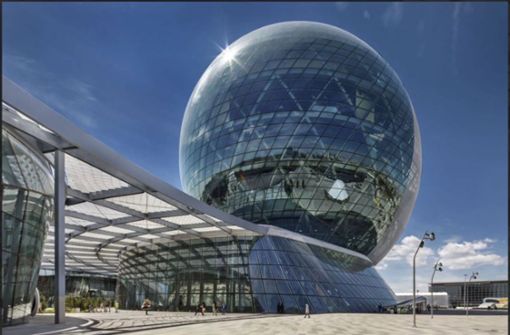 Auch geplant von Sobek: Das Gastgeber Gebäude der Expo 2017 in Kasachstan. Foto: Sobek