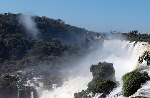 Die  brasilianischen Iguazu-Wasserfälle bieten ein beeindruckendes Naturschauspiel Foto: privat