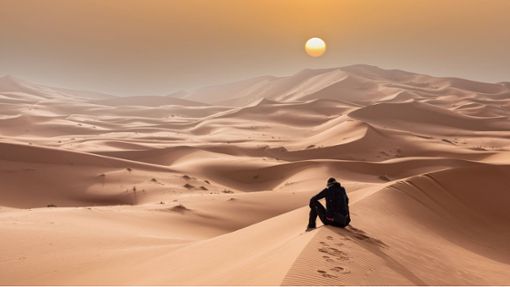 Unendliche Weiten: Der Erg (Sandmeer) Chebbi ist ein abgelegenes Gebiet inmitten der Sahara m Südosten Marokkos an der Grenze zu Algerien. Foto: Imago/Zoonar