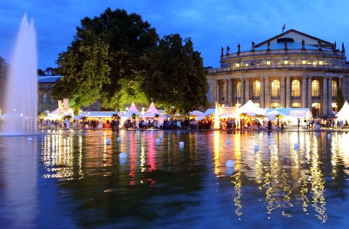 Das Stuttgarter Sommerfest findet auf dem Schlossplatz und rund um den Eckensee statt. Foto: dpa