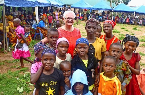 Im September hat Gudrun Rohde das nigerianische Dorf Amanaogu besucht. Besonders die Kinder liegen ihr am Herzen. Foto: privat
