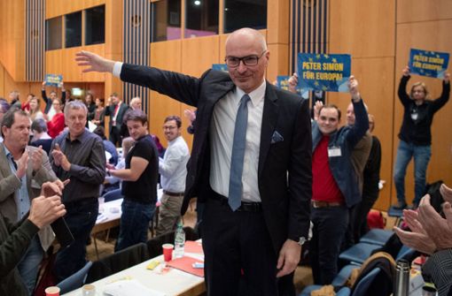 Beim Parteitag in Sindelfingen hat Peter Simon noch große Unterstützung bekommen – geholfen hat es wenig. Foto: dpa
