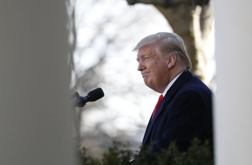 Donald Trump verkündet ein Durchbruch im Haushaltsstreit. Foto: AP