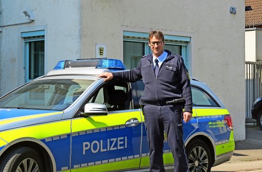 Peter Dieminiger sorgt in  den Oberen Neckarvororten  für Sicherheit. Foto: Caroline Friedmann