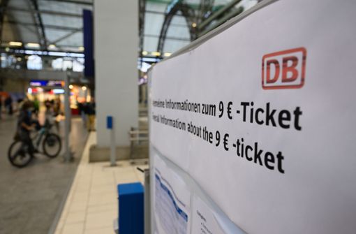Das 9-Euro-Ticket erfreute sich großer Beliebtheit. Foto: dpa/Robert Michael