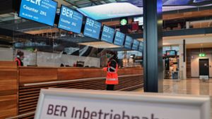 Nach jahrelanger Verspätung landen am Wochenende die ersten Flugzeuge am neuen Hauptstadtflughafen BER. Foto: dpa/Patrick Pleul