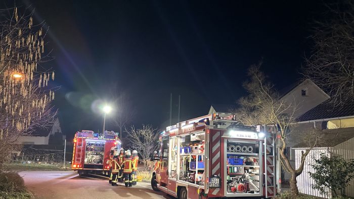 Stockach im Kreis Konstanz: Feuerwehreinsatz durch brennende Pumpe im Heizraum