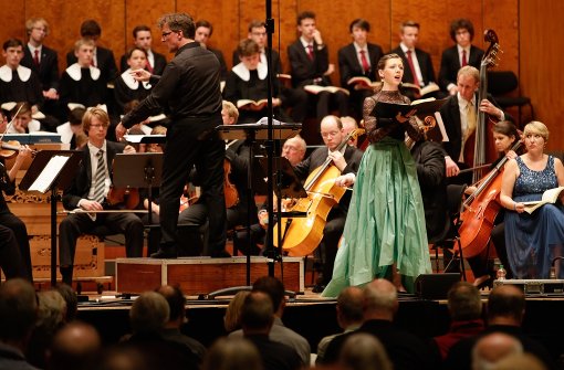 Beim Chor der tausend Stimmen haben Laien zusammen mit den Hymnus-Chorknaben gesungen. Foto: Lichtgut/Leif Piechowski