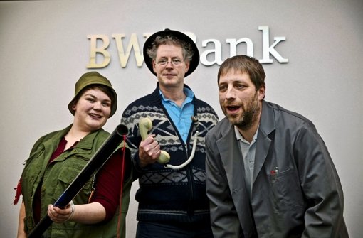 Daniele Baumgaertner, Felix Beck und Allan Mathiasch Foto: Peter Petsch