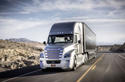 Daimler ist in den USA mit der Lastwagenmarke Freightliner am Markt. Foto: dpa/Daimler AG