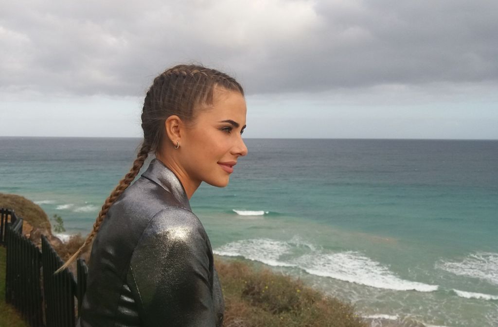 Blick ins Ungewisse: Im Februar 2018 hat sich Anahita Rehbein im Miss-Germany-Camp auf Fuerteventura auf das Finale des Schönheitswettbewerbes vorbereitet.