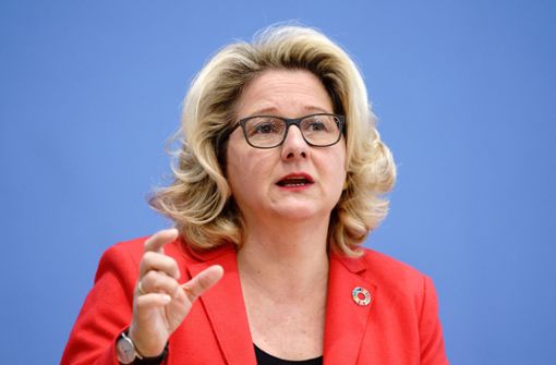 Bundesumweltministerin Svenja Schulze (SPD) will ein neues Klimaschutzgesetz auf den Weg bringen. (Archivbild) Foto: dpa/Kay Nietfeld