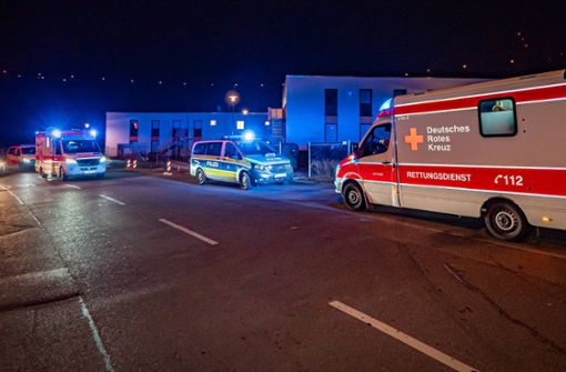 Beide Bewohner wurden nach dem Streit in ein Krankenhaus gebracht. Foto: 7aktuell.de/Alexander Hald