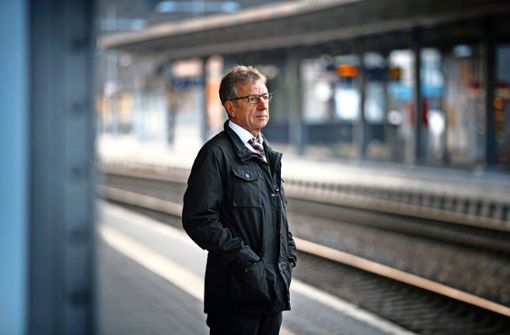 Hubert Hiller ist jahrelang mit dem Zug nach Stuttgart gefahren. Foto: Gottfried Stoppel