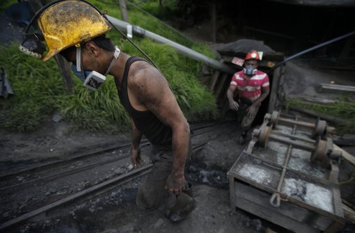Kohlezeche in Kolumbien: Umweltschützer kritisieren, dass der Abbau des Rohstoffs internationalen Standards nicht genüge. Foto: AP
