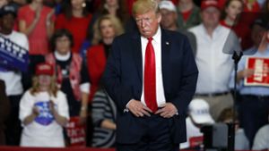 Der Präsident Donald Trump und seine Republikaner mussten eine herbe Niederlage einstecken. Foto: AP