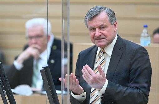 FDP-Fraktionschef Hans-Ulrich Rülke kritisierte  die Absage der angekündigten Regierungserklärung von  Winfried Kretschmann. (Archivbild) Foto: dpa/Bernd Weißbrod