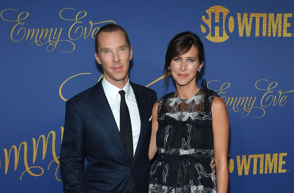 Einstimmung auf die große Emmy-Verleihung: Der britische Schauspieler Benedict Cumberbatch und seine Frau Sophie Hunter waren zu Gast bei einer Pre-Emmy-Party.