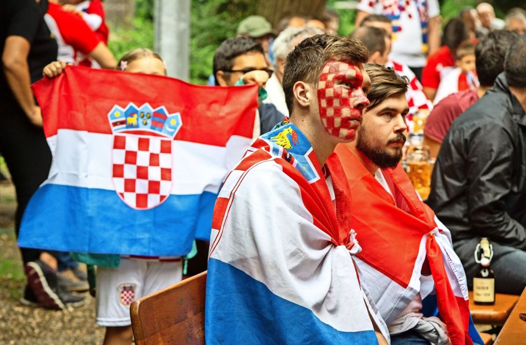 Fans in Geislingen haben mit der kroatischen Mannschaft mitgefiebert.