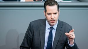 FDP-Mann Christian Dürr im Bundestag. Foto: dpa/Kay Nietfeld